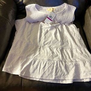 New w/ Tags White Michael Kors Shirt